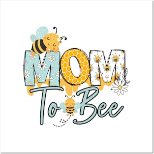 MOM TO BEE-Buzzing with Love: Newborn Bee Pun Gift Posters and Art